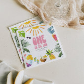 Een in de Sun Girl 1e Verjaardagsfeest Servet