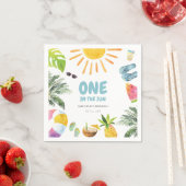 EEN in de Sun Pool Party Servet (Insitu)