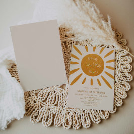 Een in de zon 1e verjaardag kaart