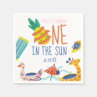 Eén in de zon eerste verjaardagsfeest zwembad