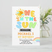 Een in de zon uitnodiging (Staand voorkant)