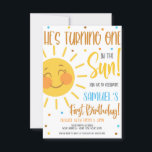 Een in de zon verjaardagsfeest uitnodiging<br><div class="desc">Een in de zon verjaardagsfeest uitnodiging</div>