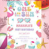 Een in de Zon Zomer Splash 1e Verjaardag Kaart