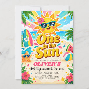 Eén in de zon Zonneschijn 1e verjaardag  Kaart