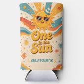 Eén in de zonneblikkoeler seltzer blikjeskoeler (Voorkant)