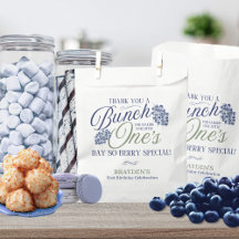 Een in een bosbes eerste verjaardag