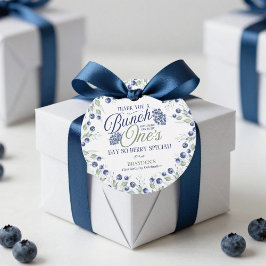 Een in een bosbes eerste verjaardag gunst Labels