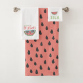 Een in een doekje meloenen bad handdoek (Insitu)