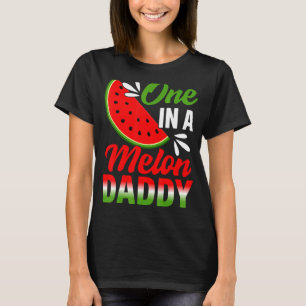 Een in een familie van Melon Papa Watermelon, Birt T-shirt