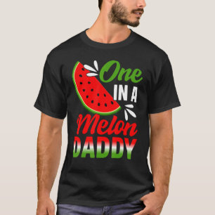 Een in een familie van Melon Papa Watermelon, Birt T-shirt