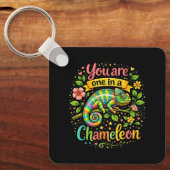 Eén in een Kameleon Sleutelhanger (Voorkant)