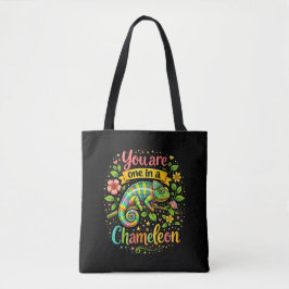 Eén in een Kameleon Tote Bag