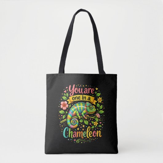 Eén in een Kameleon Tote Bag (Voorkant)