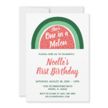 Een in een meloen 1e Bday