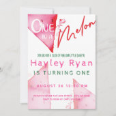 Een in een meloen 1e verjaardag kaart (Voorkant)