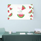 Een in een meloen 1e verjaardag spandoek (Beurs)