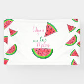 Een in een meloen 1e verjaardag spandoek (Horizontaal)