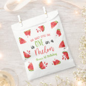 Een in een meloen 1e Verjaardagsfeest Watermeloen Bedankzakje (Geknipt)