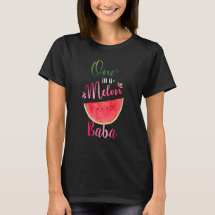Een in een meloen baba waterlemon zomer vader t-shirt