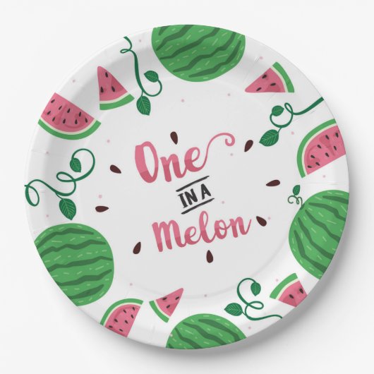Een in een meloen Bord (Voorkant)