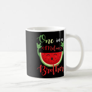 Een in een meloen broeder grappige verjaardag bijp koffiemok