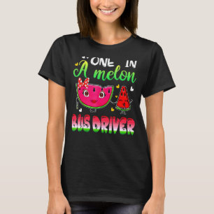 Een in een meloen buschauffeur Watermelon T-shirt