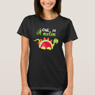 Een in een meloen dinosaurus fruit watermeloen Sin T-shirt