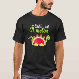 Een in een meloen dinosaurus fruit watermeloen Sin T-shirt