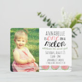 Eén in een meloen, eerste uitnodiging van de verja (Staand voorkant)