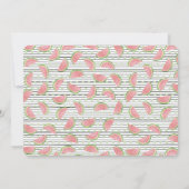 Eén in een meloen, eerste uitnodiging van de verja (Achterkant)