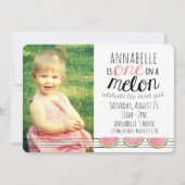 Eén in een meloen, eerste uitnodiging van de verja (Voorkant)