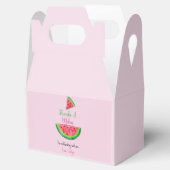 Een in een meloen eerste verjaardag Favor Box Bedankdoosjes (Geopend)