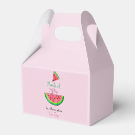 Een in een meloen eerste verjaardag Favor Box Bedankdoosjes