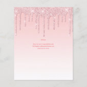 Een in een meloen Eerste Verjaardag of Baby shower (Achterkant)