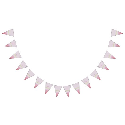 Een in een meloen eerste verjaardag watermeloen vlaggetjes (Alle)