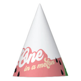 Een in een meloen eerste verjaardagsfeestje Pet Feesthoedjes