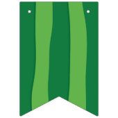 Een in een meloen gepersonaliseerde verjaardag fot vlaggetjes (Eerste vlag)