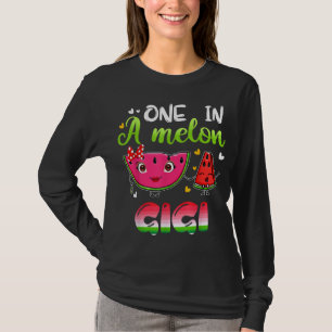 Eén in een meloen Gigi Funny Watermelon T-shirt