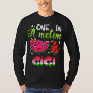 Eén in een meloen Gigi Funny Watermelon T-shirt