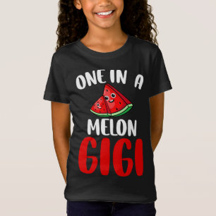 Een in een meloen gigi grappige watermeloen fruit t-shirt