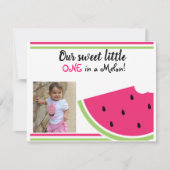 Een in een meloen kaart (Voorkant)