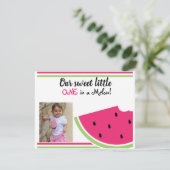 Een in een meloen kaart (Staand voorkant)