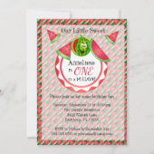 Een in een meloen Kind 1e verjaardag Kaart (Voorkant)