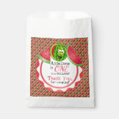 Een in een meloen Kind is jarig Bedankzakje (Voorkant)