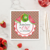 Een in een meloen Kind is jarig Servet (Insitu)