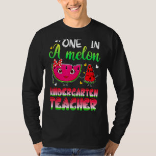 Een in een meloen kleuterschool leraar zomer leraa t-shirt