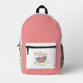 Een in een meloen mama rugzak (Voorkant)