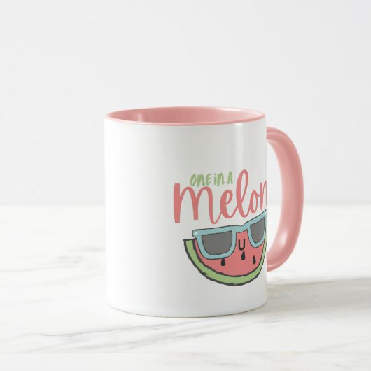 Eén in een meloen Mok (Voorkant rechts)