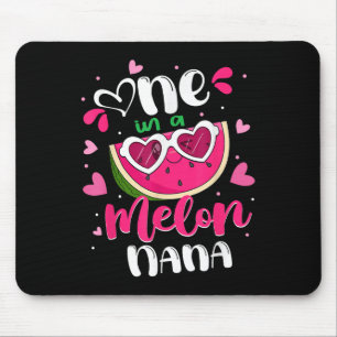 Eén in een meloen Nana Zomer Familie Watermeloen M Muismat