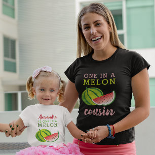Eén in een Meloen Neef T-shirt